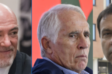 Figc Marco Brunelli Giovanni Malagò e Giancarlo Viglione