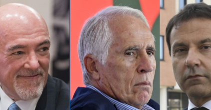 Figc Marco Brunelli Giovanni Malagò e Giancarlo Viglione