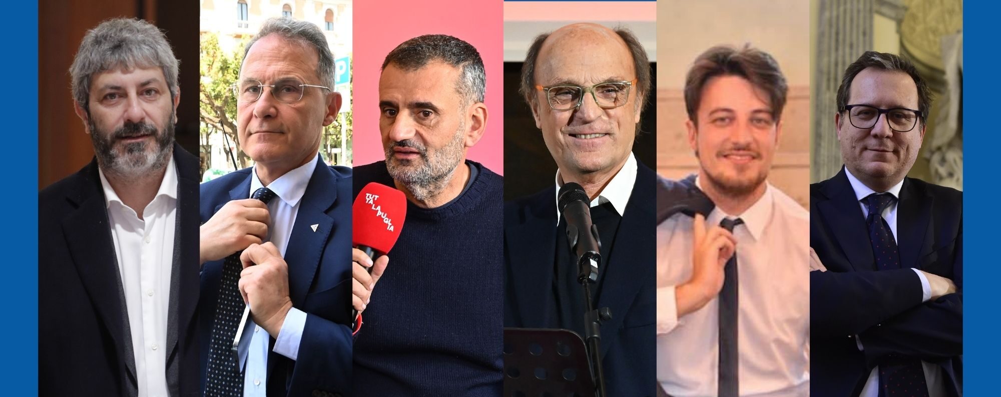 Tutti i candidati per la presidenza della Regione in Campania, Puglia e Veneto