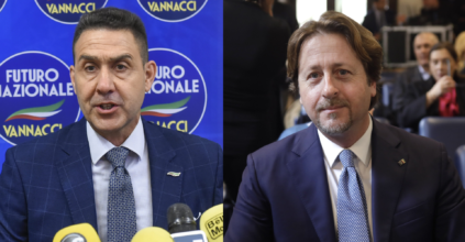 Roberto Vannacci e Manlio Messina
