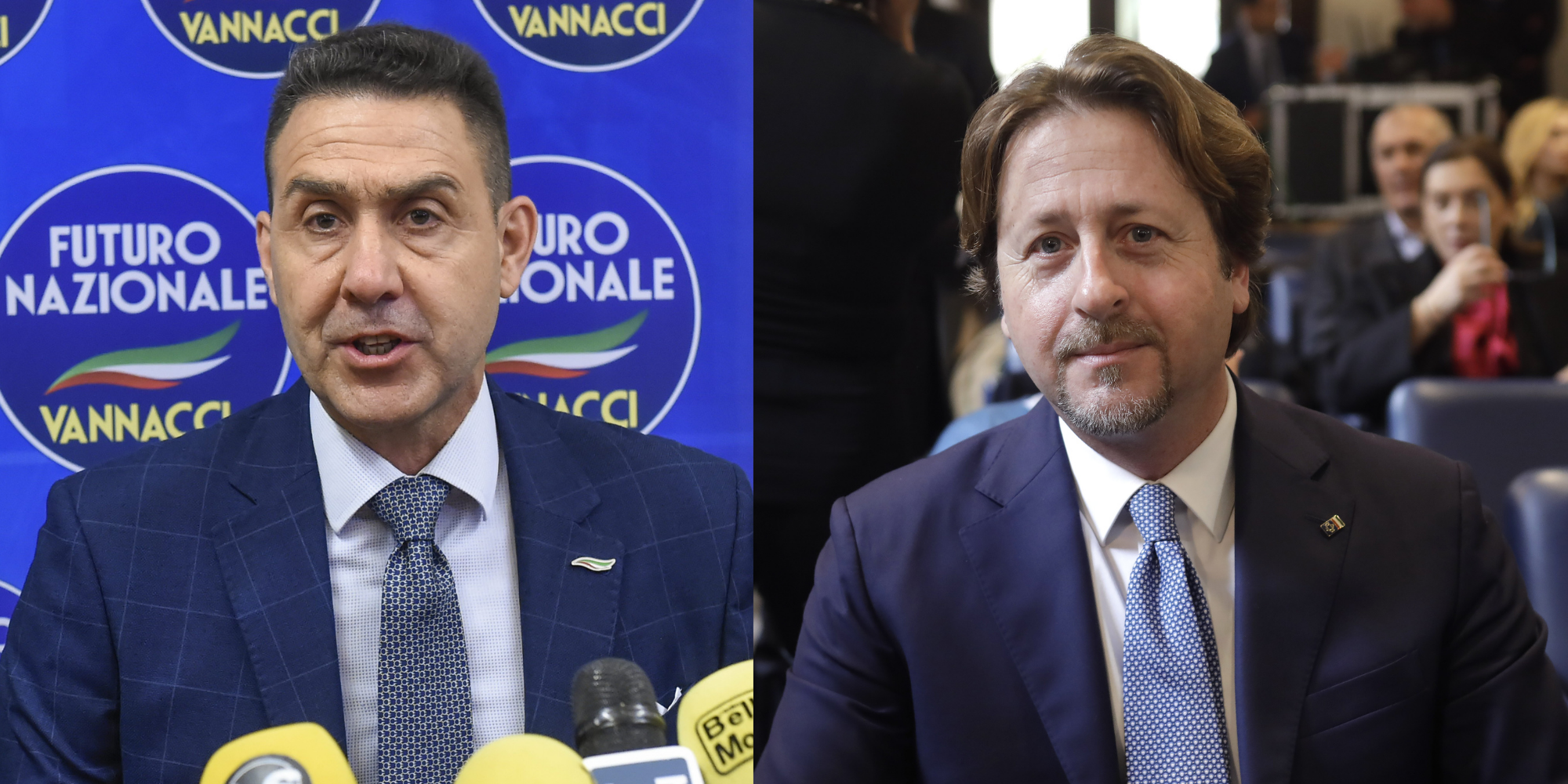 Roberto Vannacci e Manlio Messina