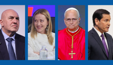 Guido Crosetto, Giorgia Meloni, Papa Leone XIV, Marco Rubio