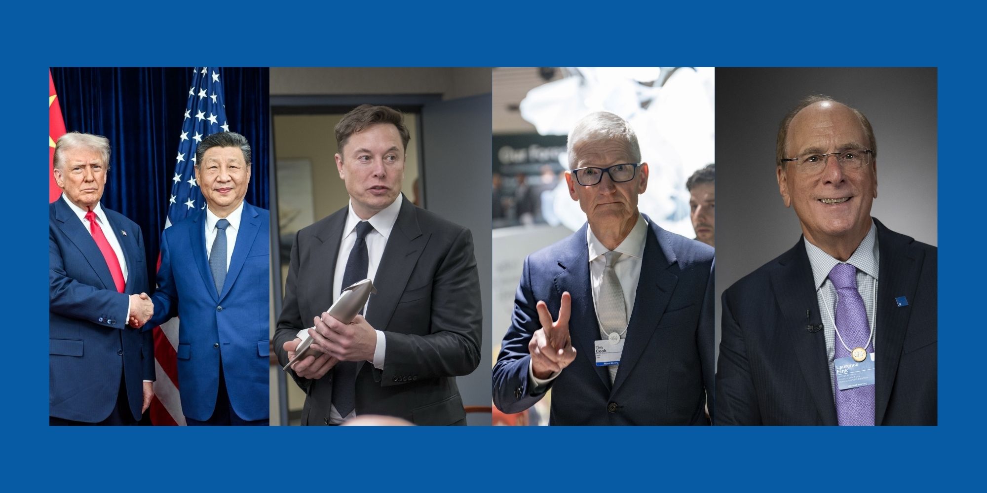 Musk, Cook, Fink e gli altri: chi ci sarà con Trump da Xi Jinping