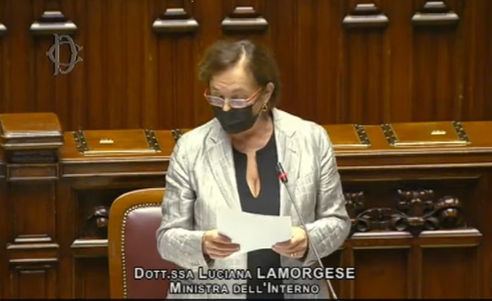 informativa lamorgese forza nuova