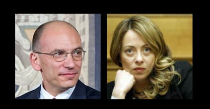 sondaggi letta meloni