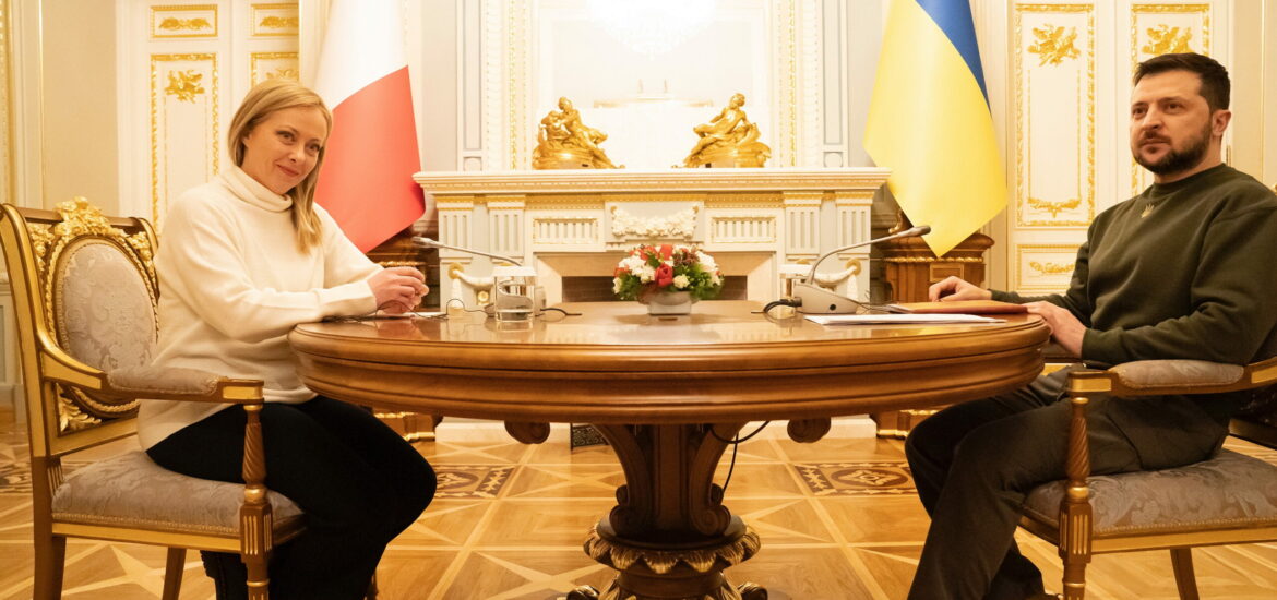 la visita di meloni a kyiv