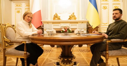 la visita di meloni a kyiv