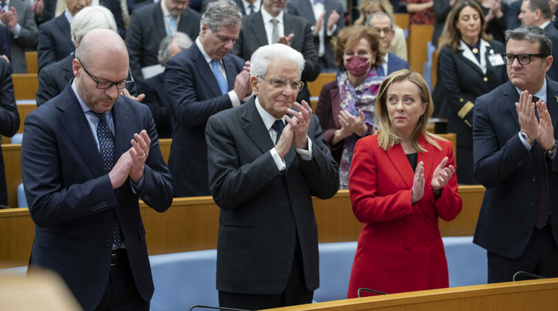 Meloni Mattarella Quirinale Donna