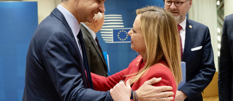 Mitsotakis Meloni