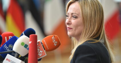 intervista al foglio di Giorgia meloni