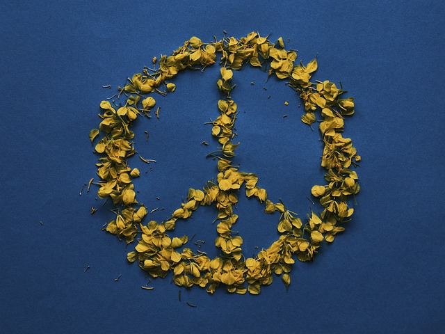 pace simbolo fiori