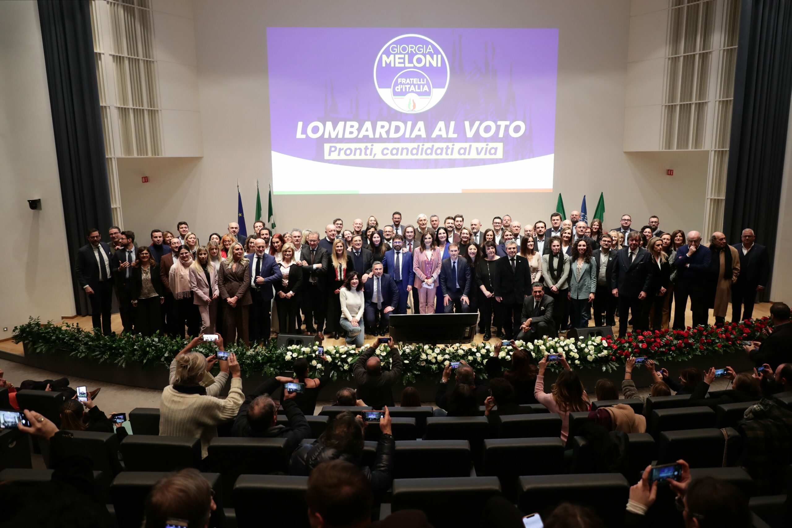 regione lazio e lombardia candidati