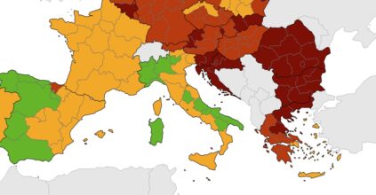 regioni rischio covid europa
