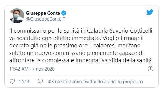 tweet saverio conticelli