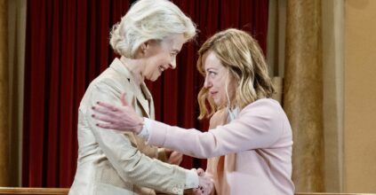 MELONI E VON DER LEYEN A FORLI